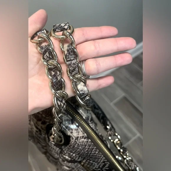 Kate Spade Georgina Quilted Snake Handbag - Picture 8 of 10